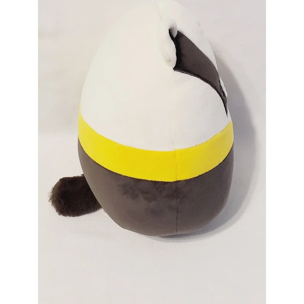 Squishmallows Harry Potter Hufflepuff Badger 8 Inch Plush Grey Yellow Toy